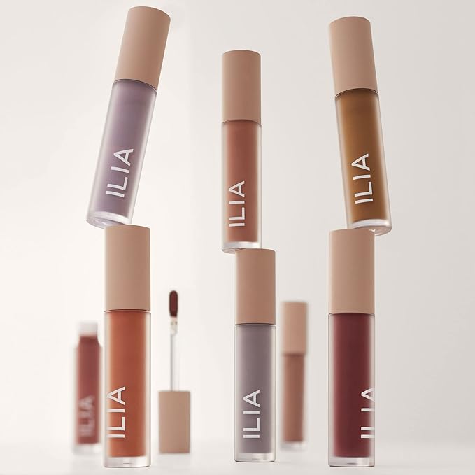 ILIA - Matte Liquid Powder Eye Tint | Cream-to-Powder Eyeshadow, Smudge-Resistant, Quick-Dry, Weightless, Water-Based | Non-Toxic, Vegan, Cruelty-Free, Clean Makeup (Cork, 0.12 fl oz | 3.5 ml)