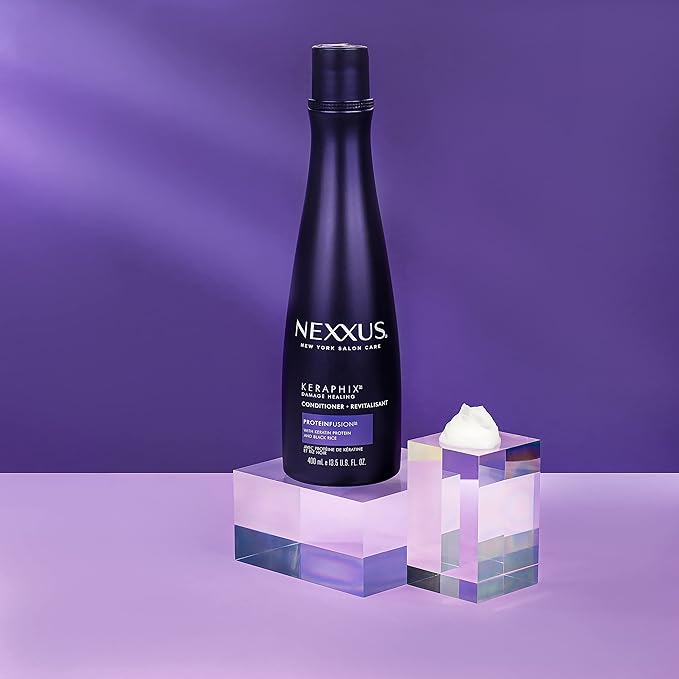 Nexxus Keraphix Conditioner Damage Repair for Damaged Hair Powered by KRT Keratin Resistance Therapy with Liquid Crystal Amino Acids 13.5 oz