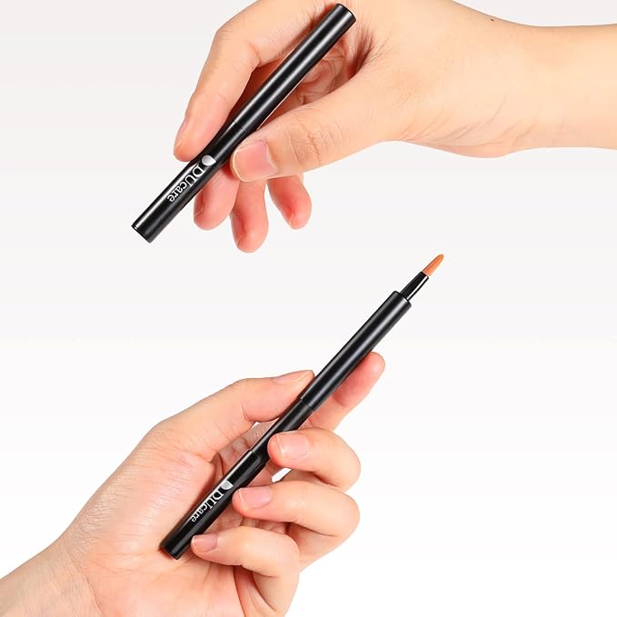 DUcare Lip Brush Retractable Professional Lipstick Brush Portable