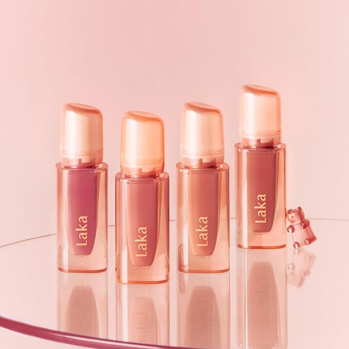 Laka Jelling Nude Gloss, 4.5g/0.15oz, Sheer Hydrating Lip Oil with No Stain, Non-Sticky, Nourishing Gloss for a Glowy Look, K-Beauty (#309 Heartring)