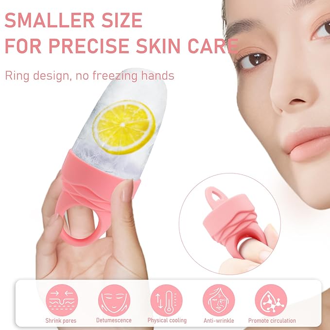Mabnuby Ice Roller for Face and Eyes, Reusable Ice Cube Roller Tools