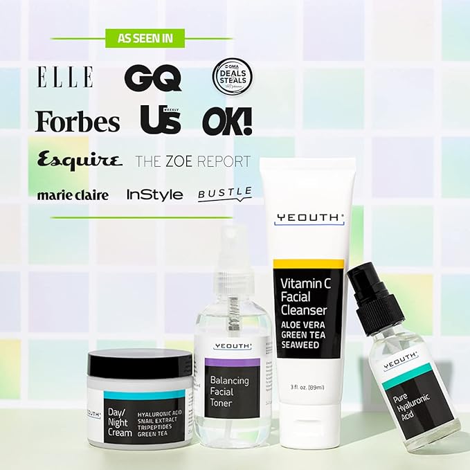 YEOUTH Skin Care Set for Teens 4-Piece Beauty Routine Gift