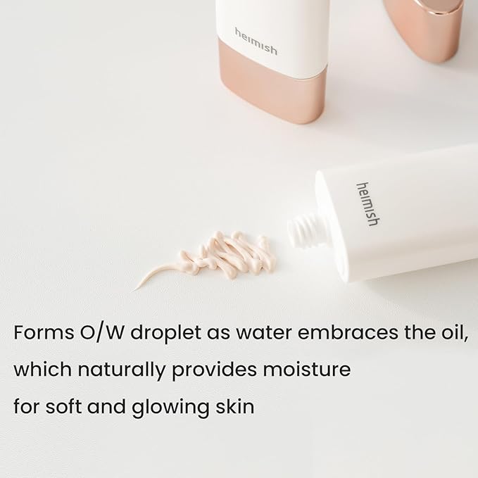 HEIMISH Artless Glow Base Korean Foundation Primer for Face with SPF 50+ PA++++, Makeup Base, Highlighter, Lightweight, Non-greasy, Hydrating, Glow Finish, Korean Skincare Beauty, 1.35 fl oz 40ml