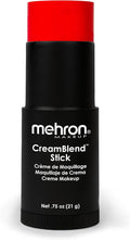 Mehron Makeup CreamBlend Stick - REALLY BRIGHT RED, Cream Face Paint