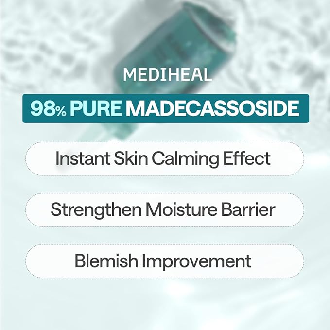 MEDIHEAL Madecassoside Essential Face Sheet Mask, Blemish Repair (10ea)