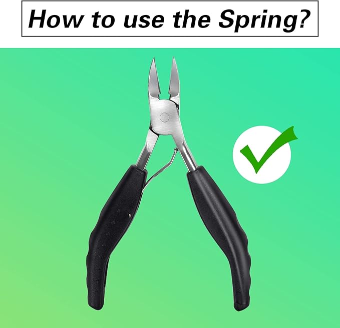 Heavy Duty Ingrown Toenail Clippers, Stainless Steel Toe Nail Trimmer