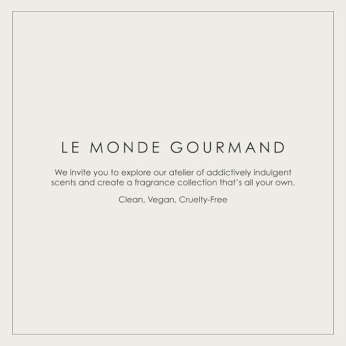 Le Monde Gourmand Crème Vanille Spray Eau de Parfum - Warm Vanilla, Jasmine, Amber Perfume Notes - 1 fl oz (30 ml)