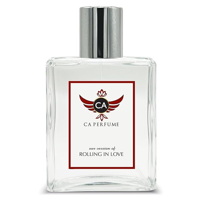 CA Perfume Impression of Rolling In Love for Women and Men Eau De Parfum Amber Floral Scent Long Lasting Unisex Fragrance Signature Scent for Day and Night Wear 3.4 Fl Oz 100ml