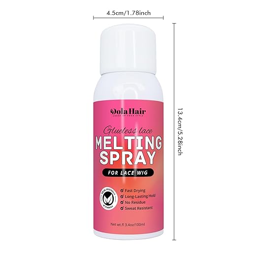 Dolahair Lace Glue Kit Wig Installation Kit & Melting Spray (Medium Brown)