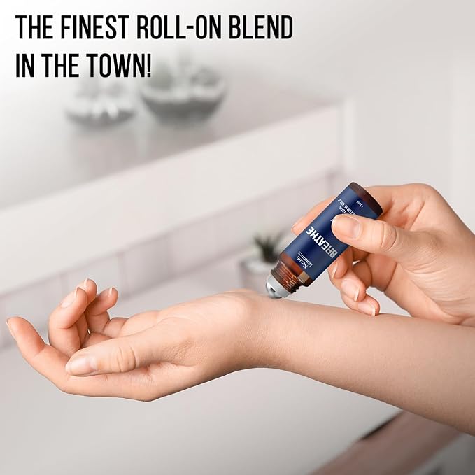Breathe Essential Oil Roll-On 10 ml - Eucalyptus Essential Oil Roller