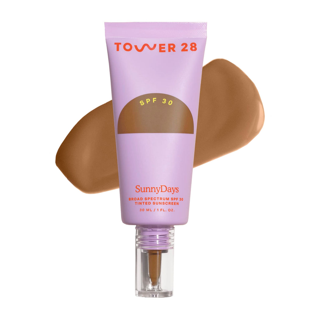 Tower 28 SunnyDays SPF 30 Tinted Sunscreen Foundation, Shade 50 (1 oz)