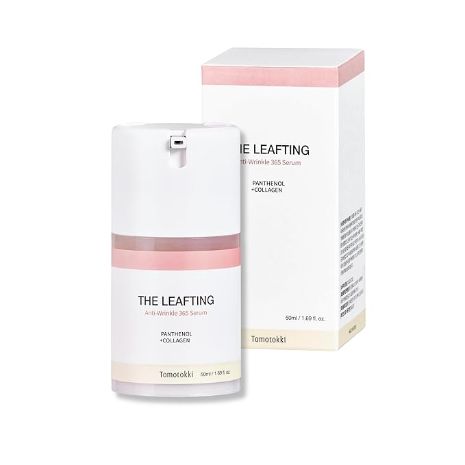 Tomotokki The Leafting Anti-Wrinkle 365 Serum 50ml(1.69fl oz) – Korean Skincare Essence – Glow Up – Even Tone Booster