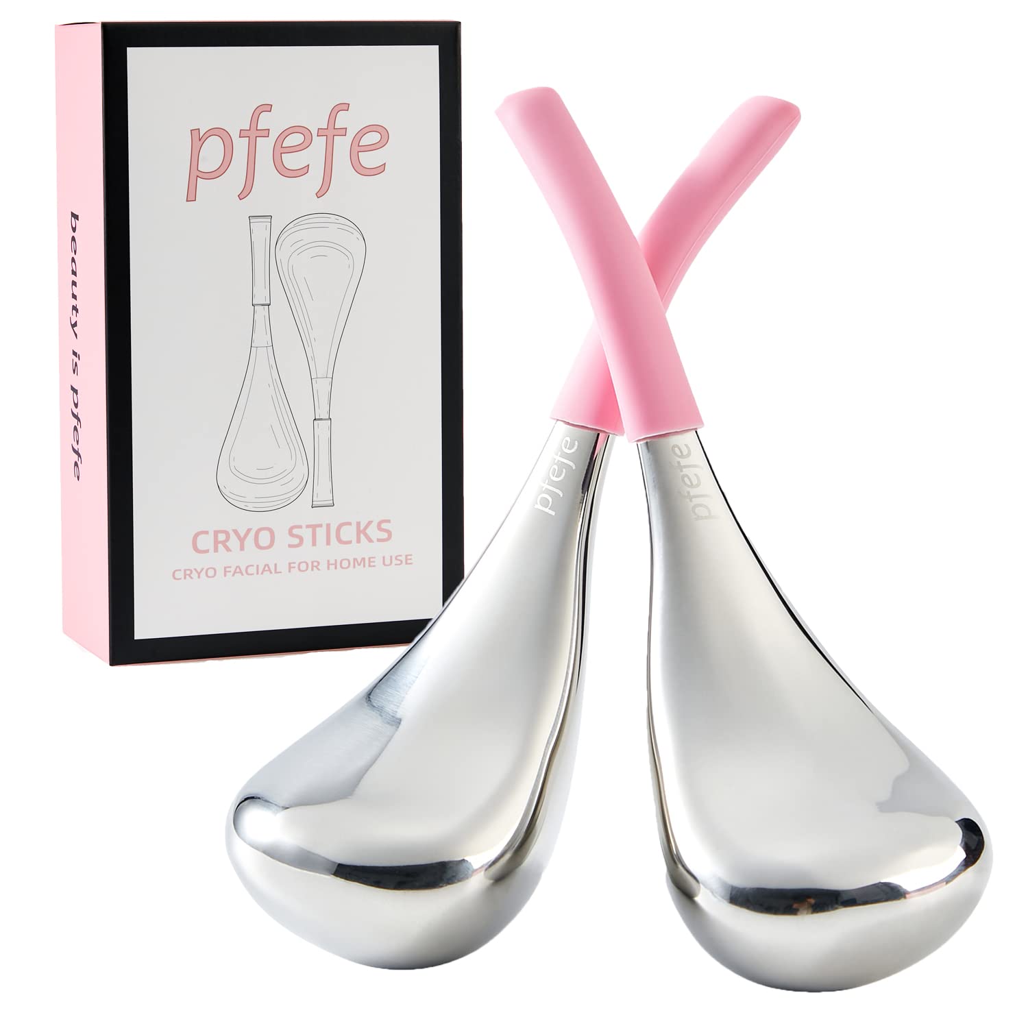 Ice Globes for Face Eyes, Cryo Sticks Facial Skin Care Tools for Puffy Eyes