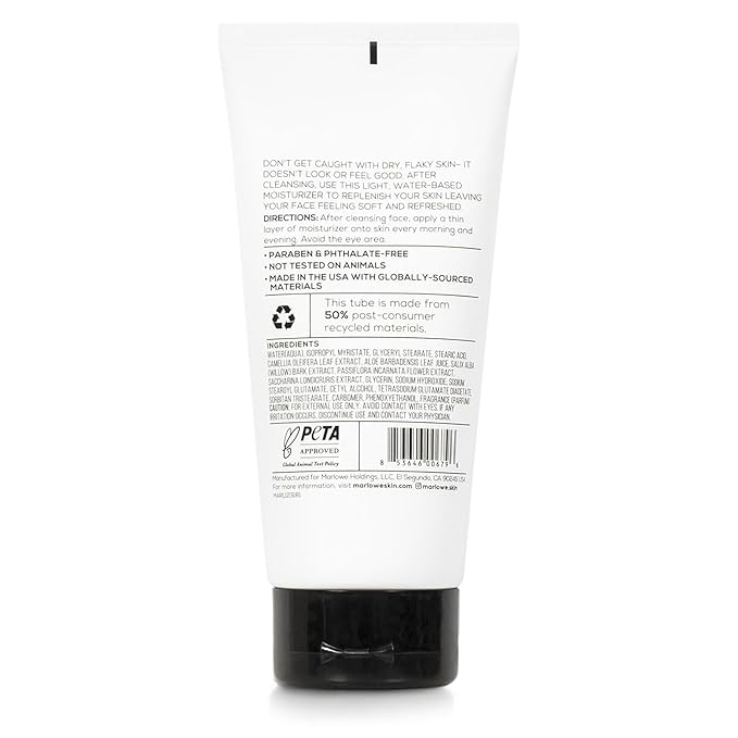 MARLOWE. Men's Skin Care Set, Facial Cleanser & Face Moisturizer Duo