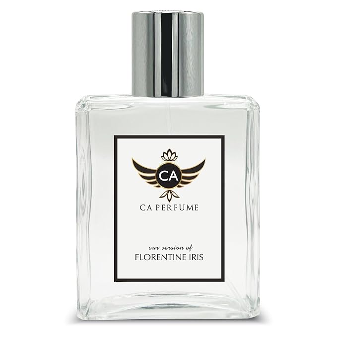 CA Perfume Impression of Florentine Iris for Men Floral Scent Long Lasting Cologne for Men Signature Scent for Day and Night Wear 3.4 Fl Oz 100ml