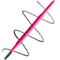 Loungeface Brow Pencil - Fine Tip, Smooth & Creamy, Long Wearing, Water Resistant - Buildable Looks: Natural to Bold Eyebrows - Vegan & Cruelty Free Women's Beauty, Eyebrow Filler Makeup (Black Brown)