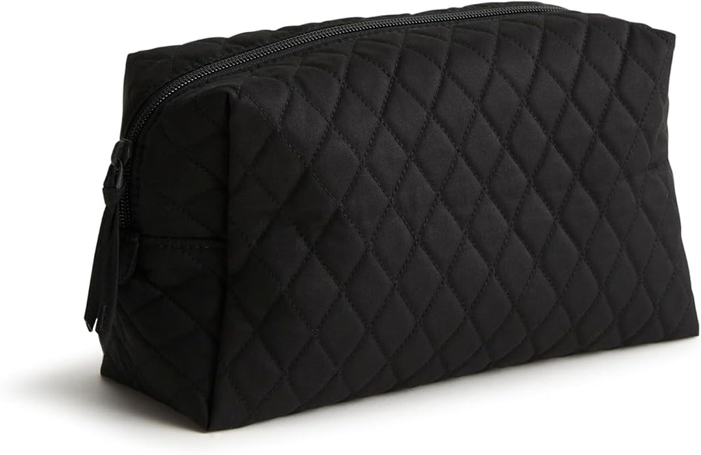 Vera Bradley Women's Premium Cotton Large Cosmetic, Moonless Night, One Size