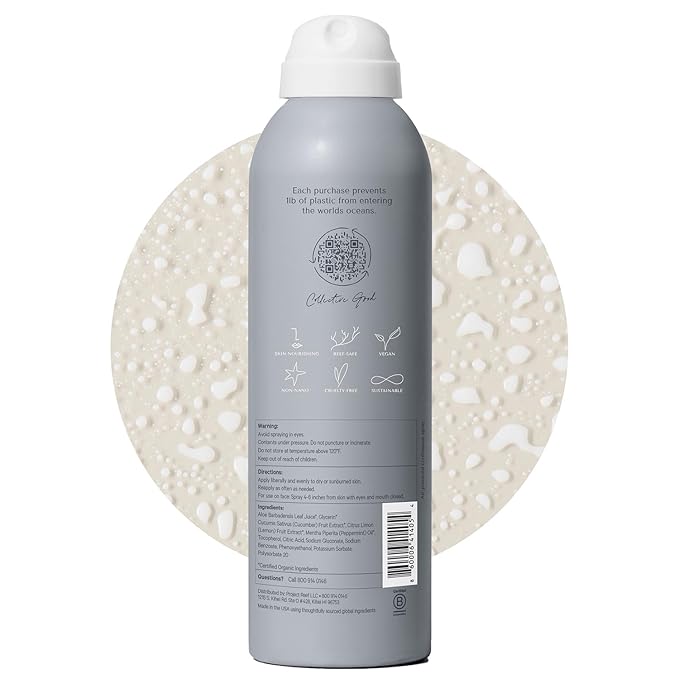 Project Reef Non-Aerosol Aloe Cooling Mist After-Sun Spray, 5 Fl oz