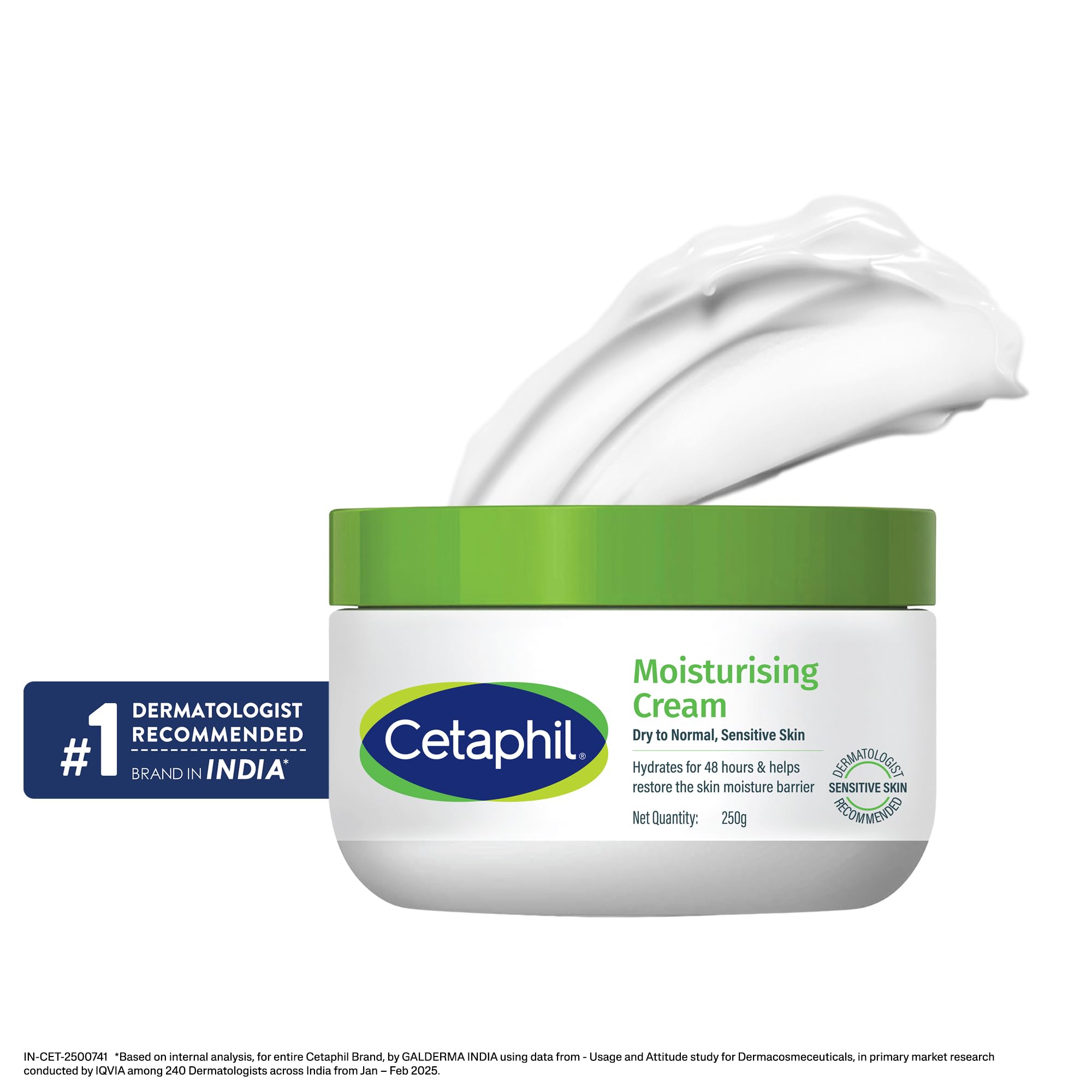 Cetaphil Moisturizing Cream, Face & Body, Sensitive Dry Skin, 8.8 oz