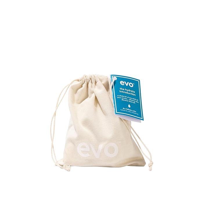 Evo Dry Hair Gift Set - Hydrating Shampoo, Sulfate-Free Conditioner, Hair Mask & Leave-In Cream - For Dull, Color-Treated Hair