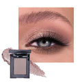 CAKAILA Taupe Mauve Shimmer Single Eye Shadow Palette Makeup with Mirror,Neutral Powder Monochrome Eyeshadow for Older Women,Waterproof Long Lasting Naturing-Looking sombras para ojos