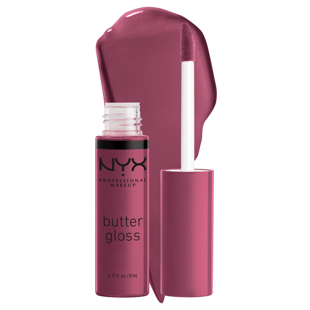 NYX PROFESSIONAL MAKEUP Butter Gloss, Non-Sticky Lip Gloss - Red Velvet (Deep Red)
