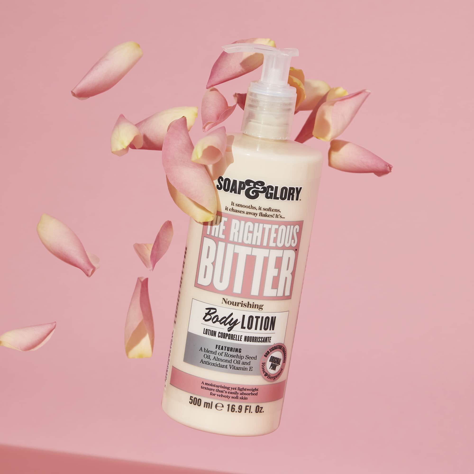 Soap & Glory Original Pink Moisturizing Body Lotion Pump, 16.9 oz