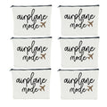 6 PCS Travel Gifts for Women - Girls Trip & Weekend Bags for Women Traveler Sister Besties Vacation Holiday Bachelorette Party Cosmetic Bag