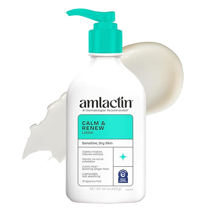 AmLactin Calm & Renew Lotion, Sensitive Dry Skin, 14.1 oz