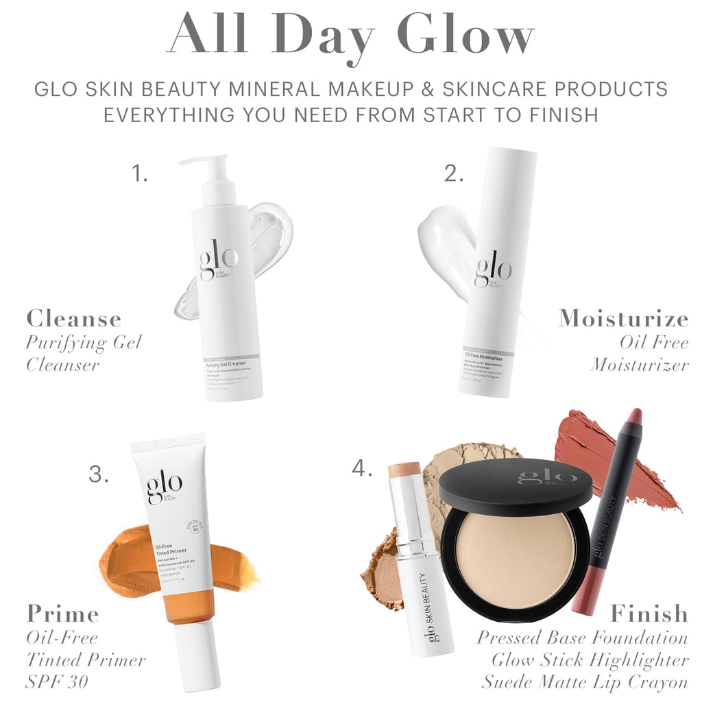 Glo Skin Beauty Suede Matte Lip Crayon (Demure) - Longwearing Formula Stays On All Day, With Conditioning Shea Butter + Mango Seed Oil for a Velvety Smooth Finish