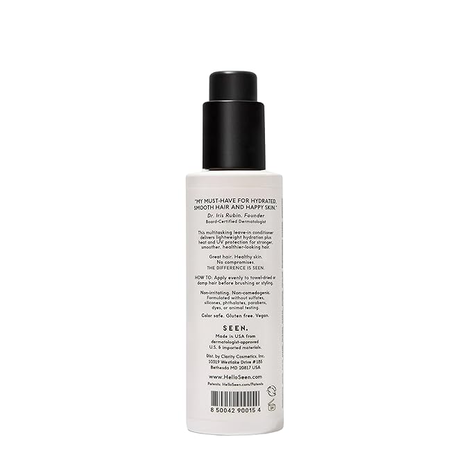 SEEN Leave-In Conditioner, Scented - Leave-In Hair Conditioner & Heat Protectant - Detangles & Hydrates- Formulated without Parabens, Sulfates or Phthalate (Scented)