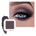 FeiCuiYun Matte Singe Eye Shadow Palette Makeup, Matte Smokey Plum Monochrome Eyeshadow For Old Women, Mini Singe Pressed Pigmented Waterproof Sombras Para Ojos, Vegan, Talc,Paraben & Cruelty Free, 15