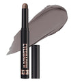 Euphily Matte Cream Eyeshadow Stick, Waterproof Eye Shadow Stick, Long-Lasting and Blendable High Pigmented Single Eyeliner Makeup for Women, 21 Gray Brown