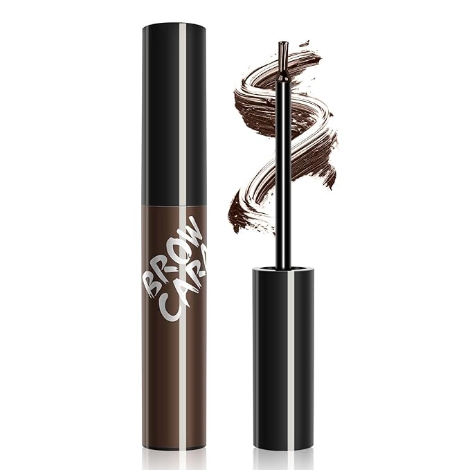 Eyebrow Tattoo Peel Off Tint Brow Gel Brow Pencil Waterproof Dark Brown