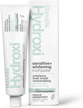 Davids Hydroxi Fluoride Free Nano Hydroxyapatite Toothpaste for Remineralizing, Sensitive Support, Whitening, Antiplaque, SLS Free, Natural Peppermint, 5.25oz, Made in USA