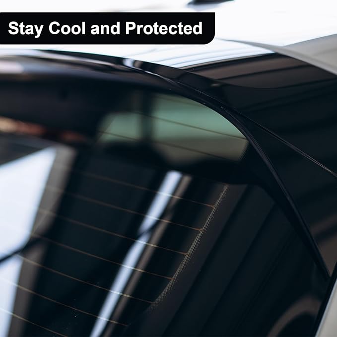 LuxeShade Professional Auto Window Tint Film Roll, 15% Premium Carbon Car Window Privacy Film, 36IN x 100FT- UV Protection, Scratch & Heat Resistant - Blackout Shade for Car Windows