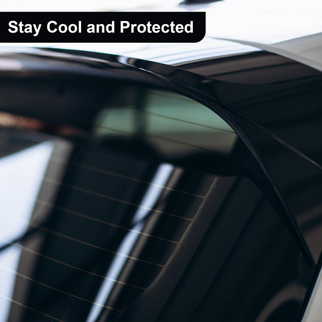 LuxeShade Professional Auto Window Tint Film Roll, 5% Premium Carbon Car Window Privacy Film, 24IN x 100FT- UV Protection, Scratch & Heat Resistant - Blackout Shade for Car Windows