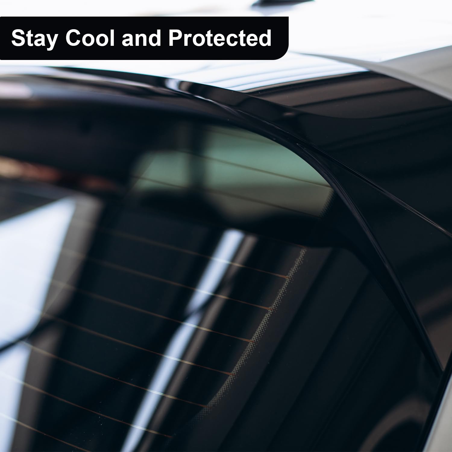 LuxeShade Professional Auto Window Tint Film Roll, 5% Premium Carbon Car Window Privacy Film, 24IN x 100FT- UV Protection, Scratch & Heat Resistant - Blackout Shade for Car Windows