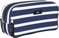 SCOUT 3-Way Cosmetic Bag - 3 Zipper Compartments - Nantucket Navy