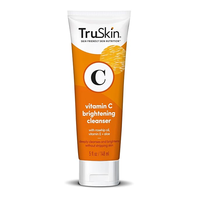 TruSkin Vitamin C Brightening Face Wash with Rosehip Oil, 5 fl oz