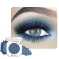 HHLTOH Dark Blue Single Matte Eyeshadow Makeup, Neutral Powde Eye Shadow for Women, Dark Blue Matte Singles Eyeshadow Palette Pigmented Waterproof, sombras para ojos, Girls Christmas Eyeshadows Gifts