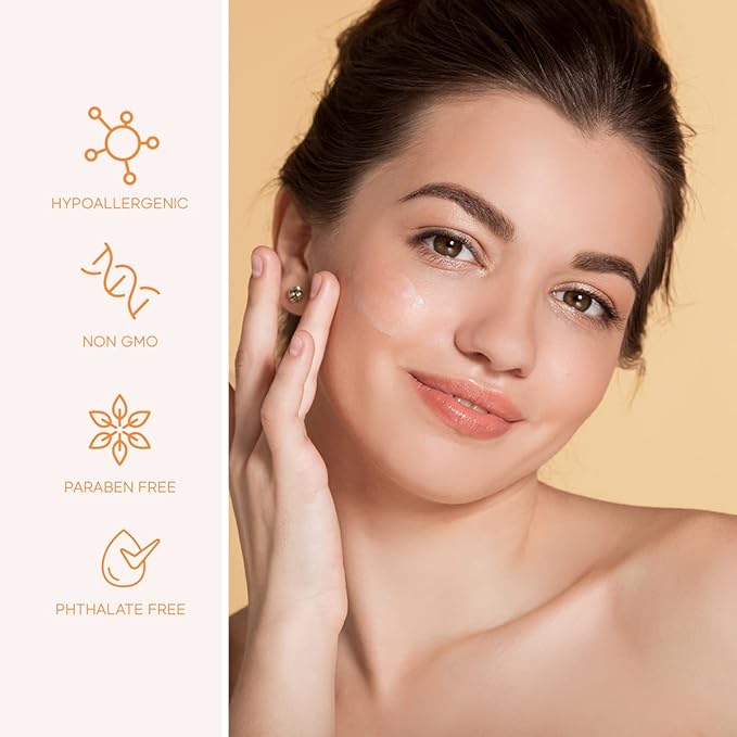 Skin 2.0 Vitamin C & Collagen Face Moisturizer – Anti Aging Day & Night Cream for Smooth & Radiant Skin, Firms & Restores Dull Complexion – Dermatologist Tested, Korean Skin Care Set, Vegan – Duo Pack
