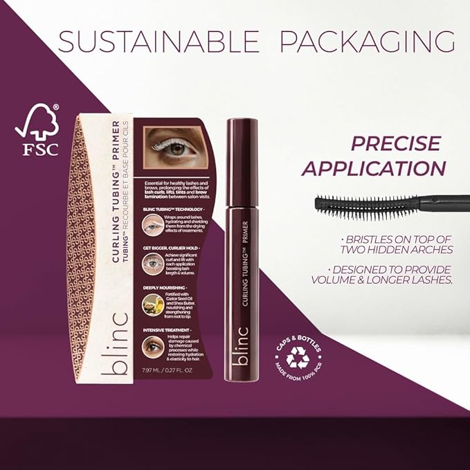blinc Curling Tubing Lash Primer, Mascara Base for Curl & Volume