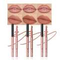 K14 Hxssll 12 Colors Matte Lip Liner Pencil – Long Lasting Waterproof Lip Liner, Smudge Proof Transfer Proof Lip Pencil, High Pigment Lip Makeup for Defining & Filling Lips (A1-set:01+02+08, 3PCS)