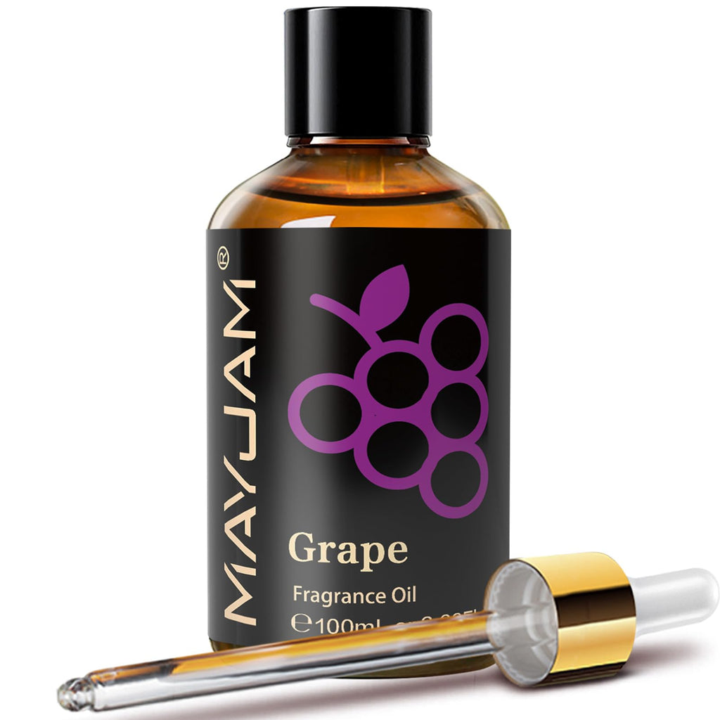 MAYJAM Grape Fragrance Oil for Diffusers for Home, 3.38FL.OZ