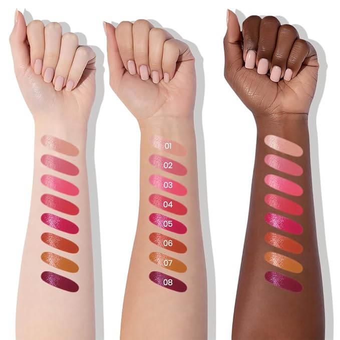HHLTOH Honey Lipstick Tinted Lip Balm - Matte Tint Cream Lipsticks for All Skin Tones, Hydrating Lip Stain, Can be Buildable Blendable Nourishing Moisturizing Suitable for Women to Every Day Makeup 05