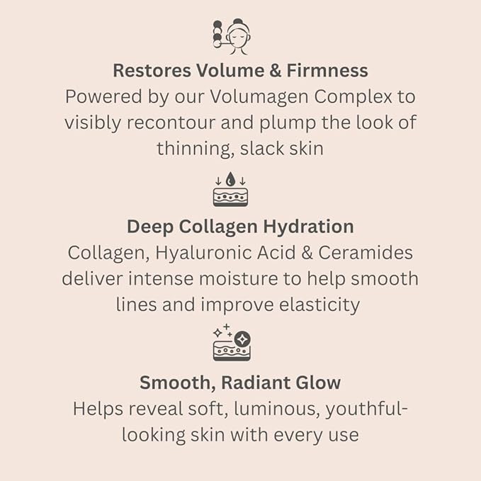 Consult Beaute Volumagen Face & Eye Plumping, Hydrating 3 Pc Skin Care Set