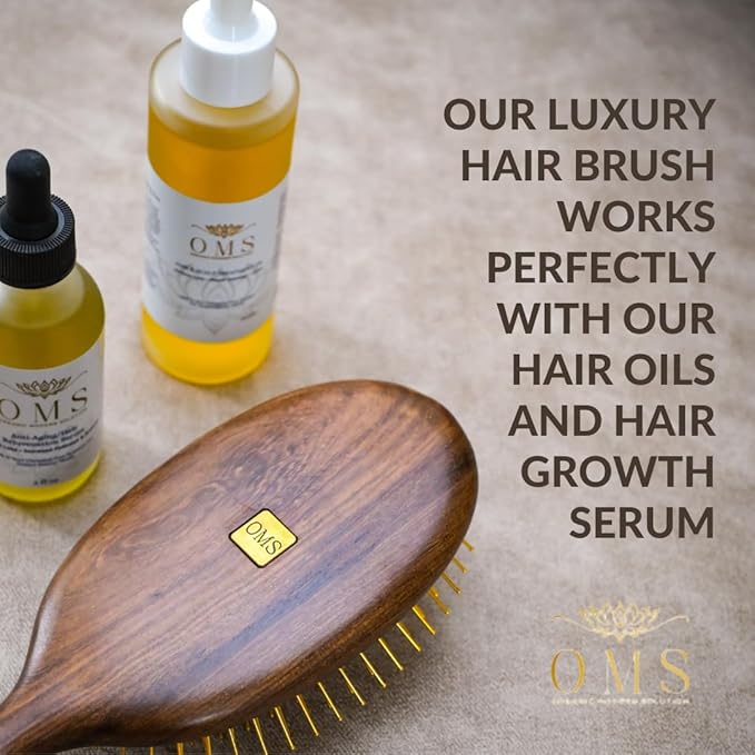 ORGANIC MODERN SOLUTION OMS Pre-Shampoo Hair Treatment Oil for Growth & Loss Prevention, Scalp Nourishing, Heat Protection, Anti-Frizz 3oz