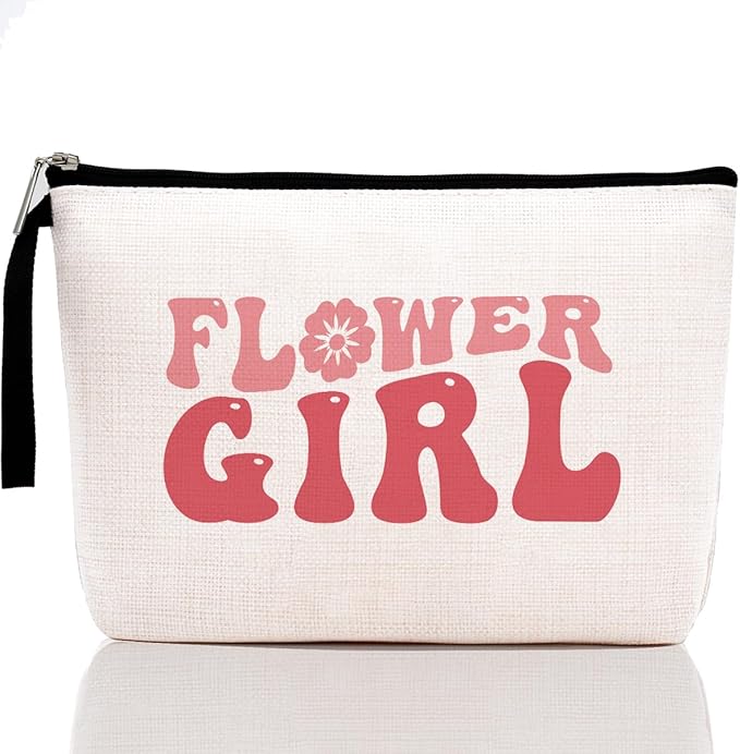 Flower Girl Proposal Flower Girl Gift Makeup Bag Bridal Party Wedding Gifts