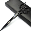 7 inch scissors 19 cm cool black hair scissors stainless steel hair tools